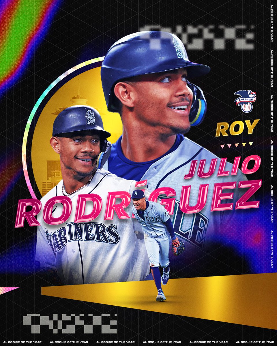 .@JRodShow44 is the 2022 Jackie Robinson AL Rookie of the Year! 

The All-Star helped lead the <a href="/Mariners/">Seattle Mariners</a> back to the postseason for the first time since 2001!