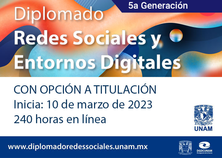 UNAM_FCPyS's tweet photo. ¿Te interesan los estudios en redes sociales y comunicación digital? 📲

¡Especialízate en el Diplomado en Redes Sociales y Entornos Digitales de la UNAM!
digitales.
🔗Consulta la página: https://t.co/lPEWhQEi8Q
@rrss_unam 

|| #seminarioredessociales #DGDCUNAM https://t.co/NxAoLe8u42