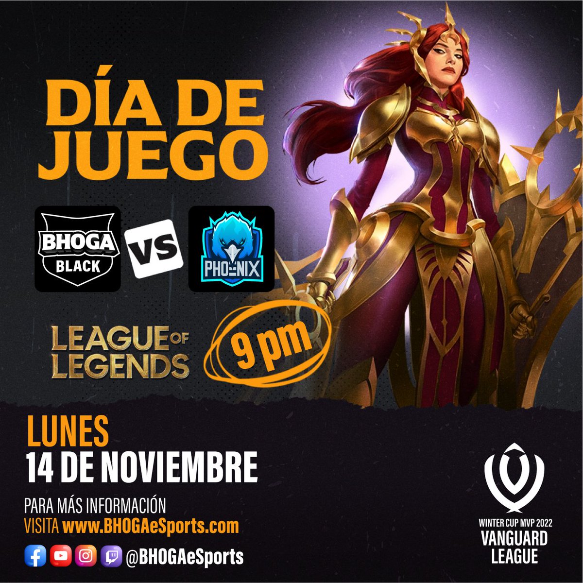 Fase de grupos | BGAB vs PNX | <a href="/liga_mvp/">Liga MvP</a> 🏆
Nuestra escuadra secundaria está lista para enfrentar a @phoenix_esportsrd 💪🏻
#GoBHOGA #GoBGA #esports #gaming