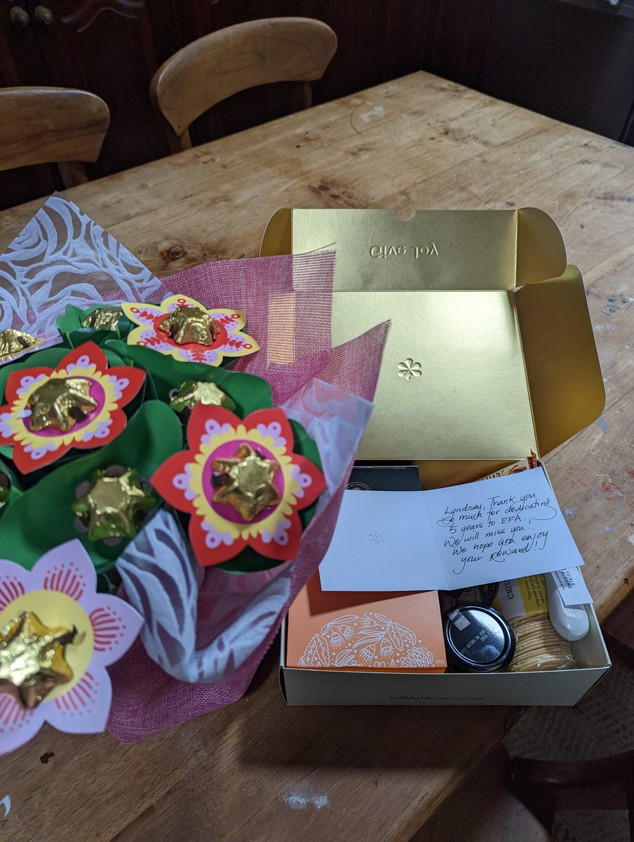 Naww. Look what I just had delivered from my wonderful digital rights fam at <a href="/efa_oz/">EFA is @ aus.social</a> 💜💜💜

Naww. You will make me cry 😢

Thank you @chipswoon for organising xx