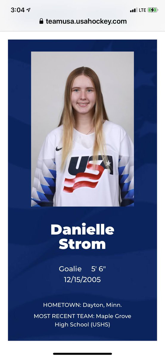 MGgirlshockey's tweet photo. Congratulations @strom_dani we are so excited for you to represent @usahockey on the 2023 18U National Womens Team! #WellDeserved #ProudCoach #CrimsonPride 🇺🇸 🇺🇸🇺🇸@MG_Girls_Hockey @MGActivities https://t.co/Tpsag96UIH