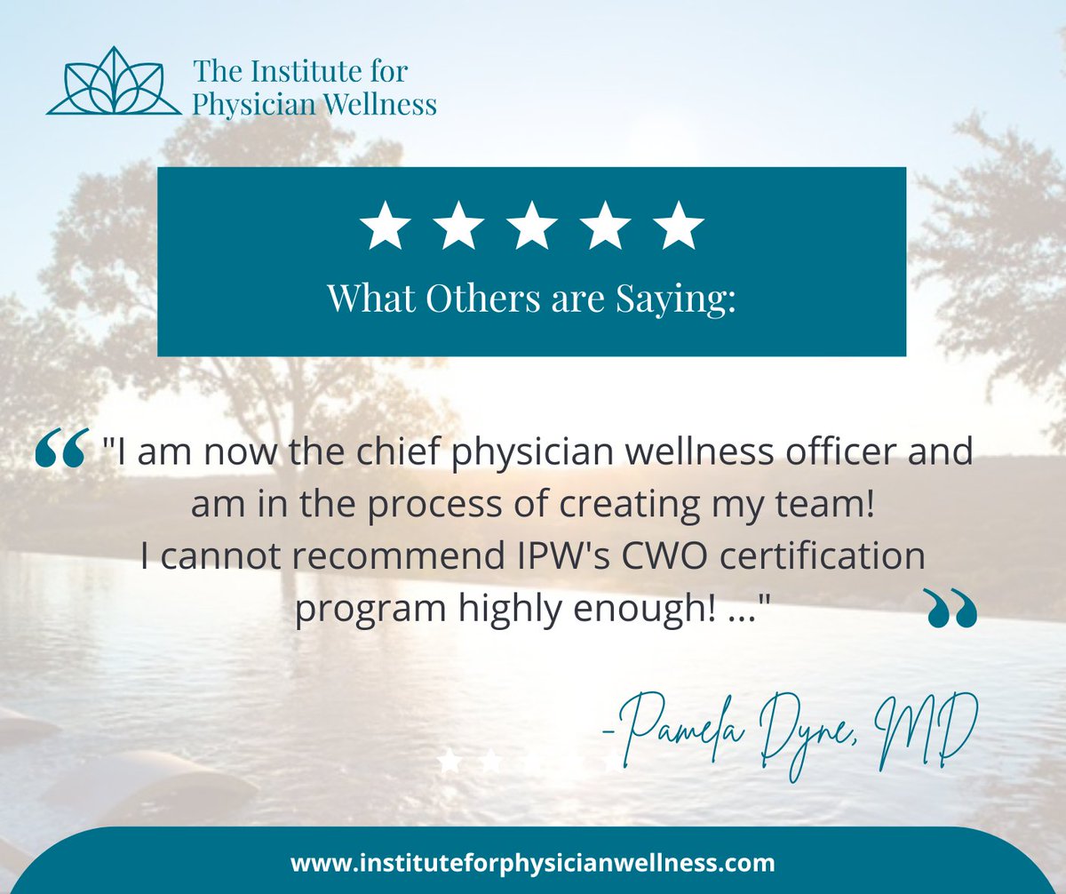 The Institute for Physician Wellness tweet media