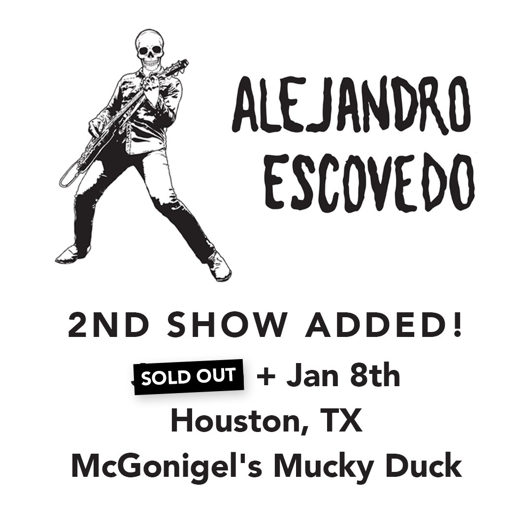 Due to demand, we've added a second trio show with Scott Danbom & Mark Henne on Sunday, Jan. 8 at McGonigel's Mucky Duck in Houston! Tickets are on sale now: 10atoms.com/AEtour