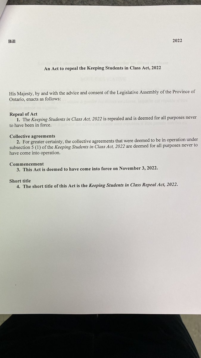 ColinDMello's tweet photo. Bill 28 has been repealed in its entirety and has been deemed to have never been law. 

#onpoli https://t.co/Y1igkdQ2Kp