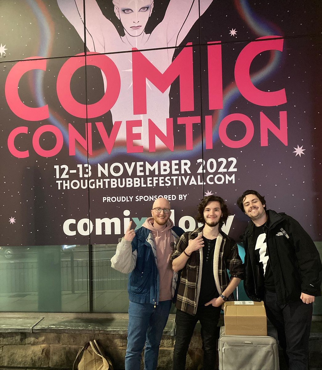CocoComics's tweet photo. Some more pics from #ThoughtBubble2022! Thanks so much to everyone who came by our table and hung out with us, was unforgettable β€οΈ https://t.co/oQLI3UrcsJ