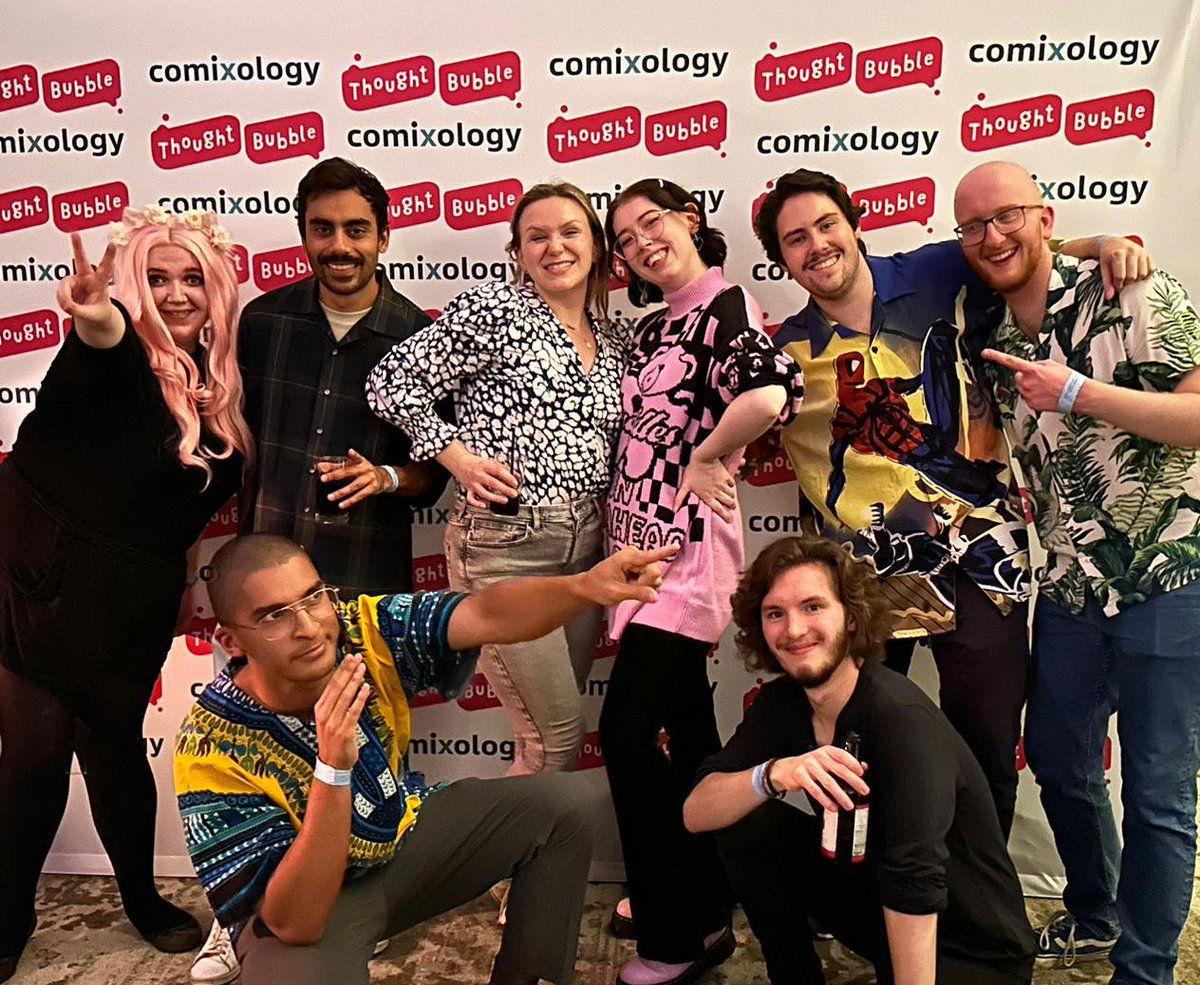 CocoComics's tweet photo. Some more pics from #ThoughtBubble2022! Thanks so much to everyone who came by our table and hung out with us, was unforgettable β€οΈ https://t.co/oQLI3UrcsJ