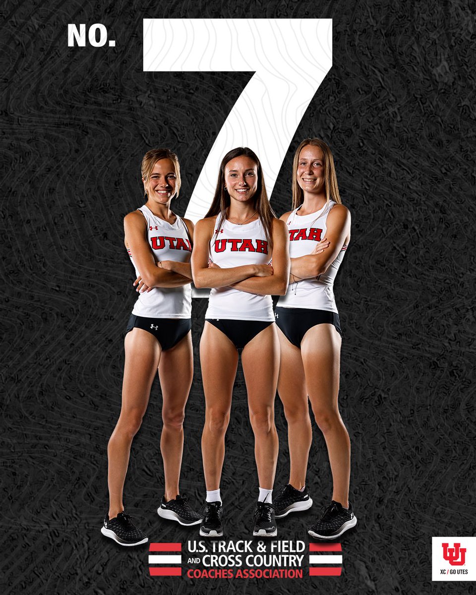 After a great regional performance, your Women of Utah move up 2 spots to #️⃣7️⃣ in the latest @USTFCCCA Polls heading into #NCAAXC Championships‼️ #RunToStillwater #GoUtes | #UtahTFXC