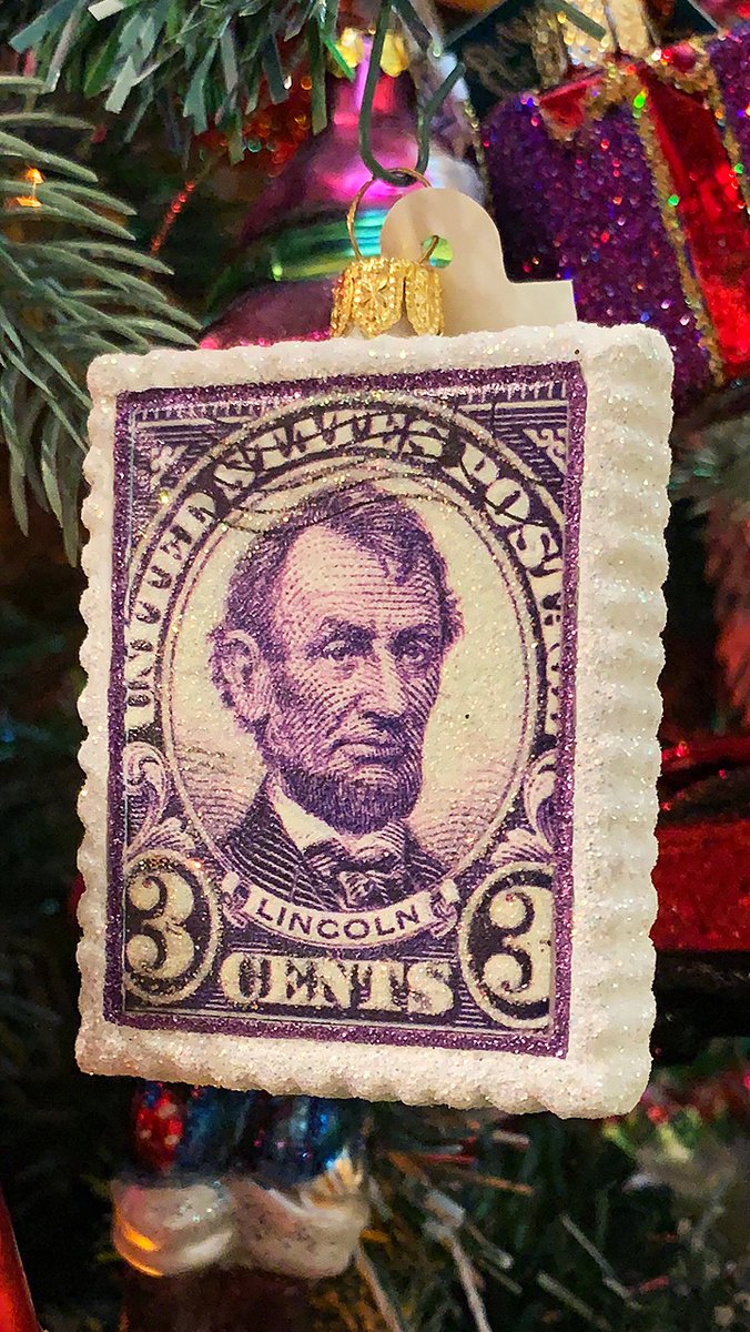 Surprised by this find today at the local garden center's Christmas display. Made in Poland, glass ornament. Used, Light Hanger. Featuring an S-Grill (Santa Grill) with a slight sparkle defect. Plum pudding color variant. #philately
