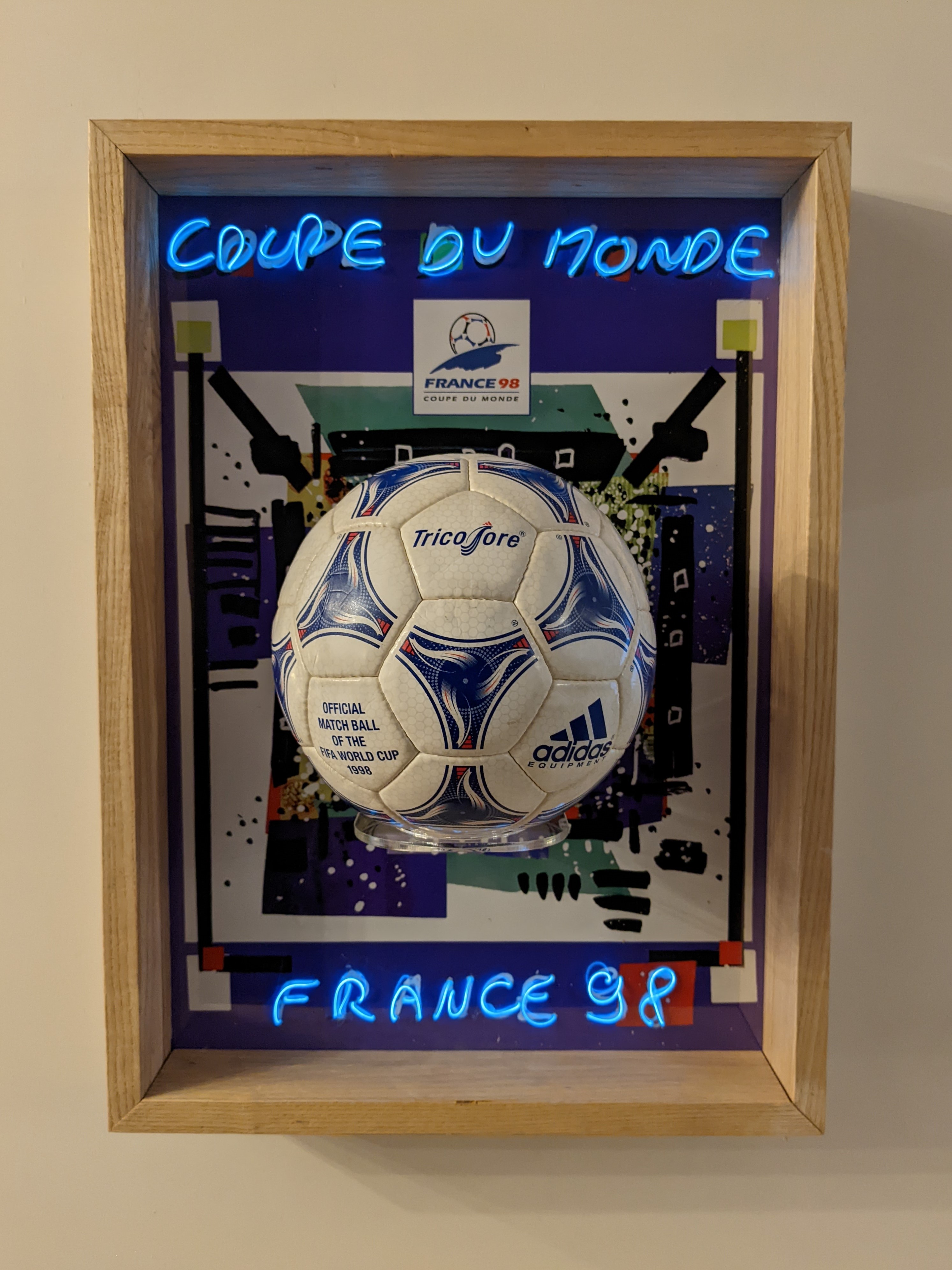 Matchball on Twitter: "16/22 France 98 Adidas Tricolore (Made in Vietnam) The final adidas world cup ball to use the Tango template is also their first coloured world cup ball. #adidas #