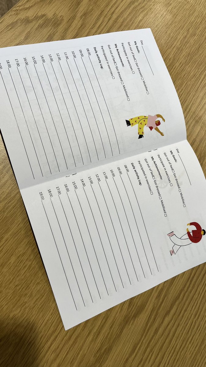 ‘The NYE Bevan deconditioning games’ Take a look at our patient activity diary to engage our patients in exercises. Linking in with the ‘empower hour’ ⏰ Empowering our patients to be active! #assessmentunit #deconditioninggames @Christamalli2 @lhubby1 @VoodooDoctor @debshan65