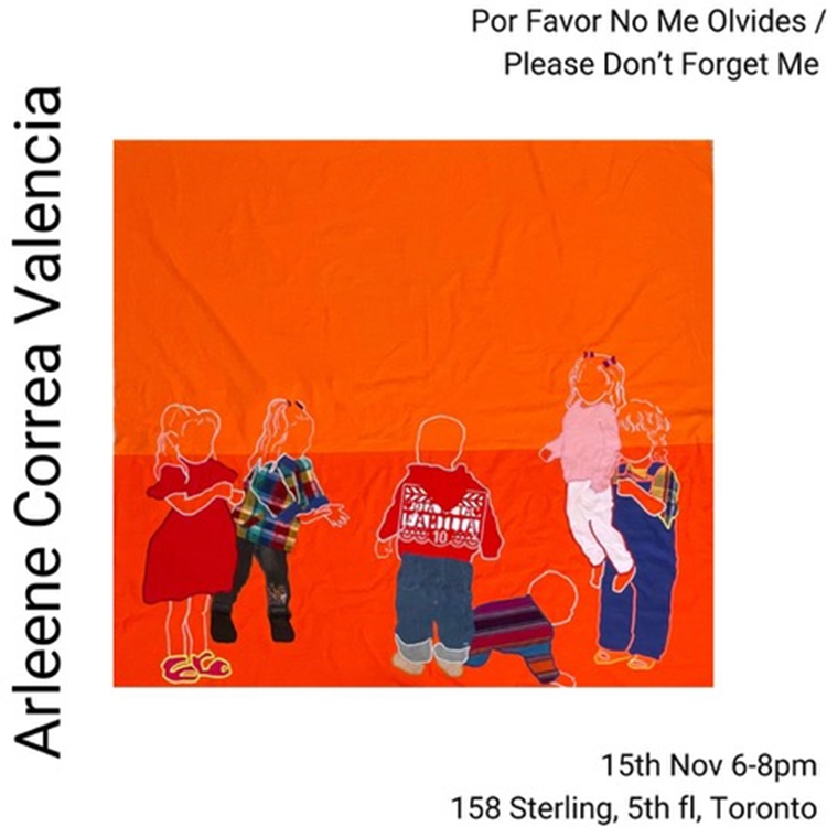 La galería MCA de Toronto presentará la magnífica exposición “Por favor no me olvides/Please Don’t Forget Me” de la reconocida artista 🇲🇽🇺🇸 Arleene Correa Valencia. Abierta del 15 de noviembre al 31 de diciembre de 2022. Ver mcagallery.ca/project/arleen…