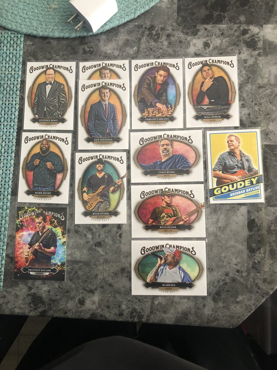 CardsgaloreH's tweet photo. @LAcarddude Goodwin Champions &amp; some cartoon &amp; Marvel/ DC cards from the 90’s 

All $1 each PWE https://t.co/tTLNZTuzId