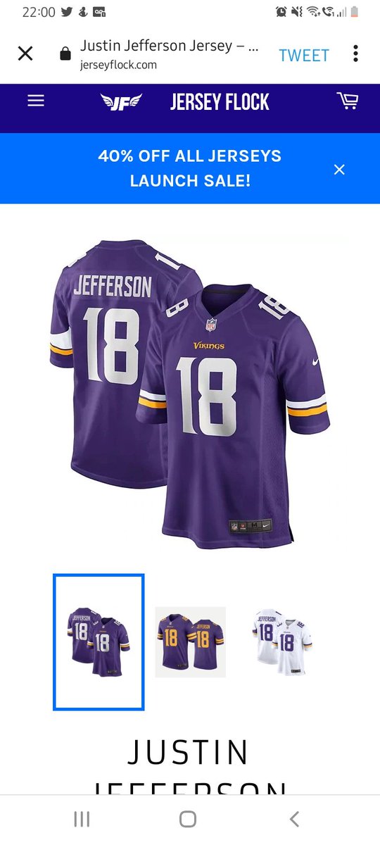 🚨 ATTENTION, BIG FAVOUR 🚨

After yesterday's game of the century between the Vikings #SKOL and Bills #BillsMafia 

<a href="/JerseyFlock/">ShopJerseyFlock.com</a> have kindly agreed to give me this Jersey if I can get 500 RTs in the next 48 hours.

Please RT 🙏🏼 #NFLTwitter