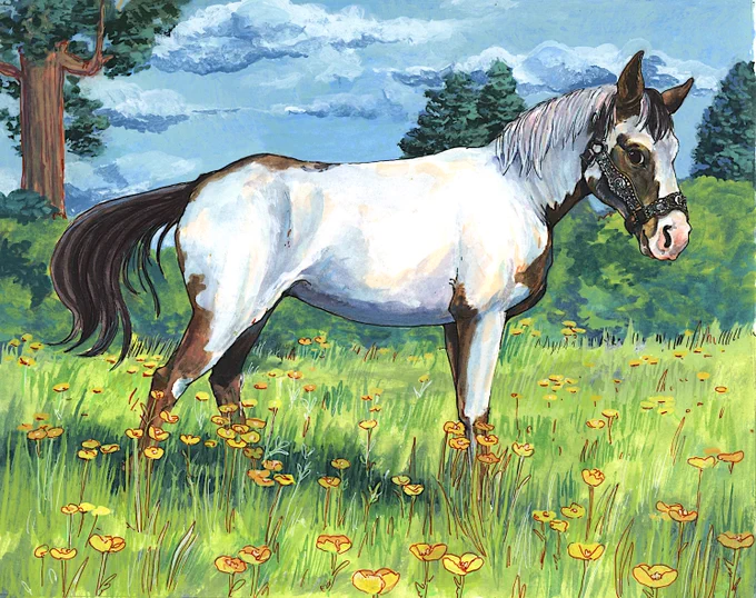 House portraits and horse portraits and more portraits... up on my site! This may be the last round of slots I can promise holiday completion for, though I'll see if I have time to open for more! 