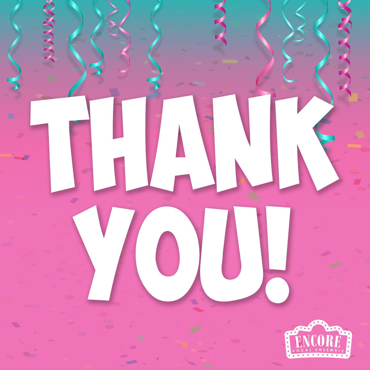 A HUGE thanks to everyone who joined us this weekend for It's Party Time! We had a blast performing for you. We hope to see you at our next show. (Bring a friend!) To hear all about upcoming shows, subscribe to our email list. encorevocalensemble.org