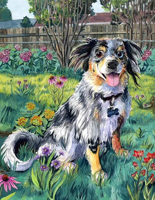 House portraits and horse portraits and more portraits... up on my site! This may be the last round of slots I can promise holiday completion for, though I'll see if I have time to open for more! 