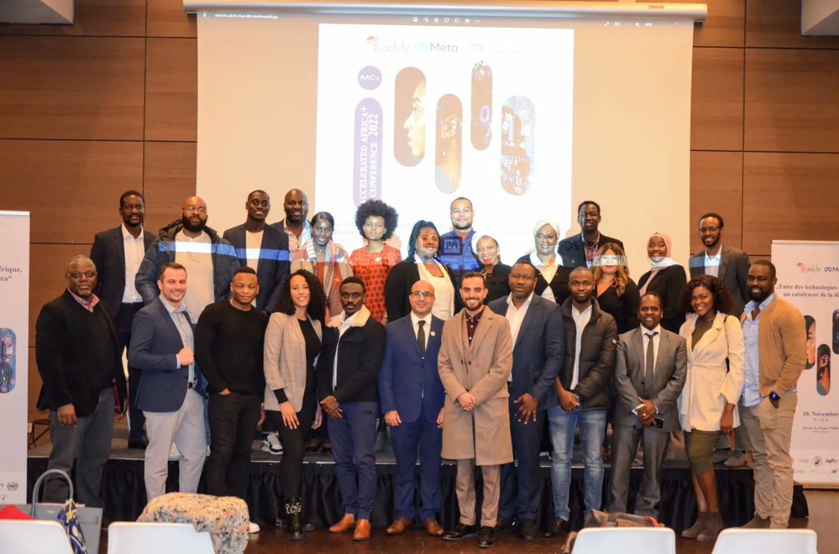 ACT05_tweet's tweet photo. Les opportunités d'investissement et d'entreprendre en Afrique plus accessibles à la diaspora grâce aux nouvelles technologies. 

Nous avons été heureux d'être partenaire Accelerated Africa Conference + organisée par #Meta et @#ADYFE à Paris le 10 novembre dernier. https://t.co/SKBJ51WPFY