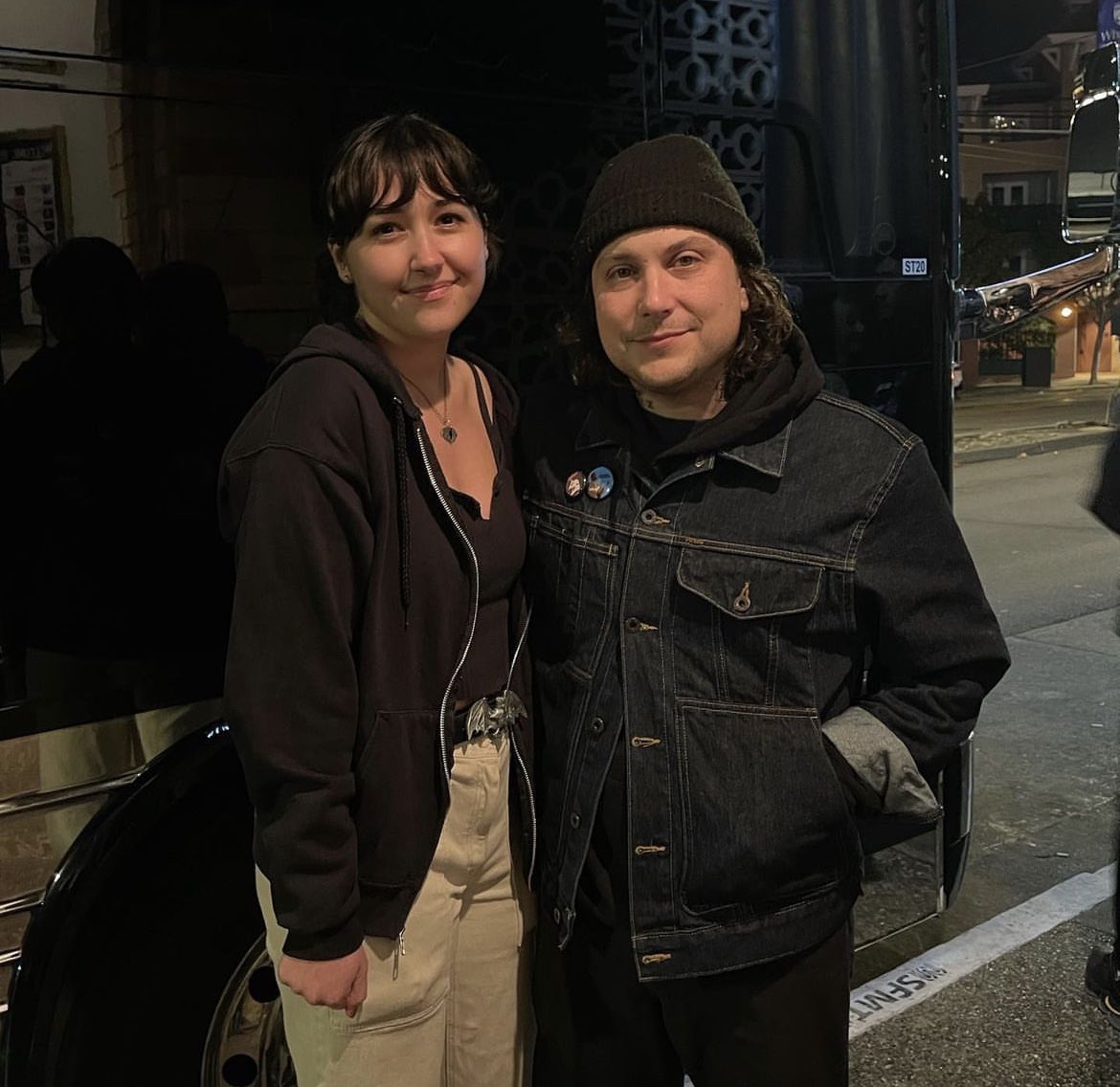 freakveinz's tweet photo. Frank Iero and his cousin after the LS Dunes show in SF #LSDUNESSF https://t.co/PImwxzzDZw