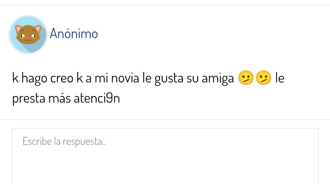 🌸- podrias hablarlo con ella y contarle de una manera tranquila como te sentis con esta situación, no atacarla, solo decirle mira me siento asi y asi, despues buscan una solución juntos