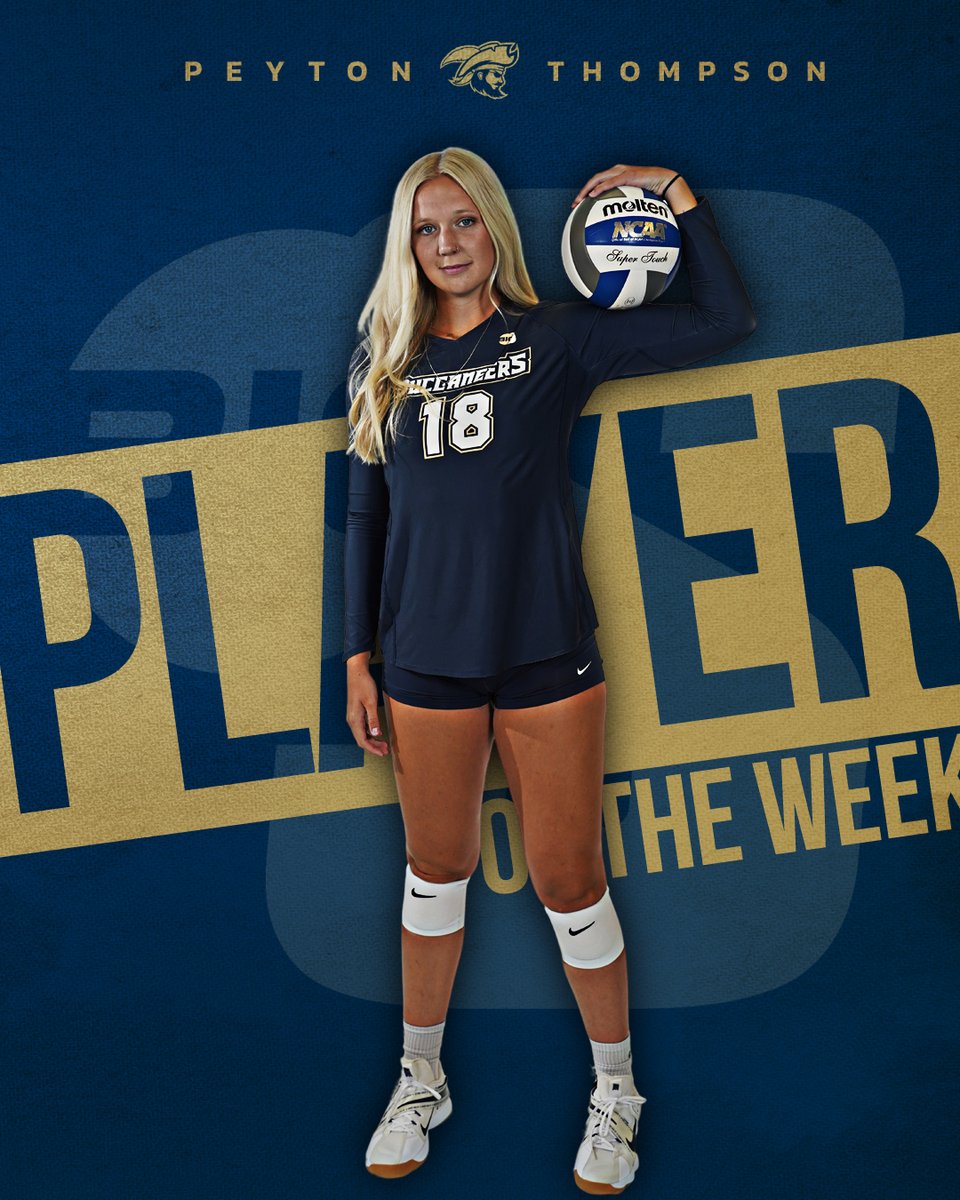 She helped the Bucs clinch the final berth in the upcoming Big South Championship tournament with 29 kills, eight digs, seven blocks and two service aces.

@CSU_Volleyball's Peyton Thompson is the #BigSouthVB🏐 Player of the Week!