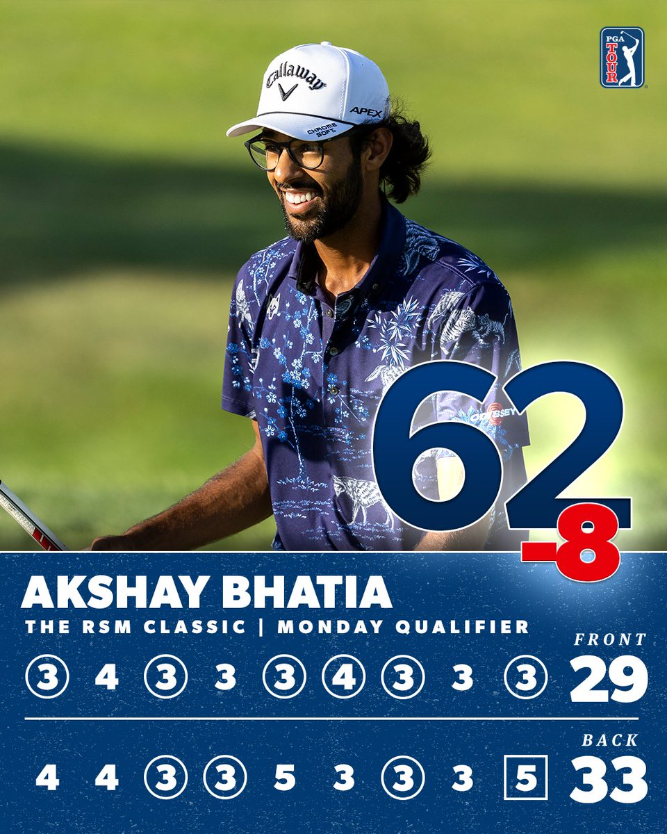 Round of the day so far <a href="/TheRSMClassic/">The RSM Classic</a> Monday Qualifier 🔥