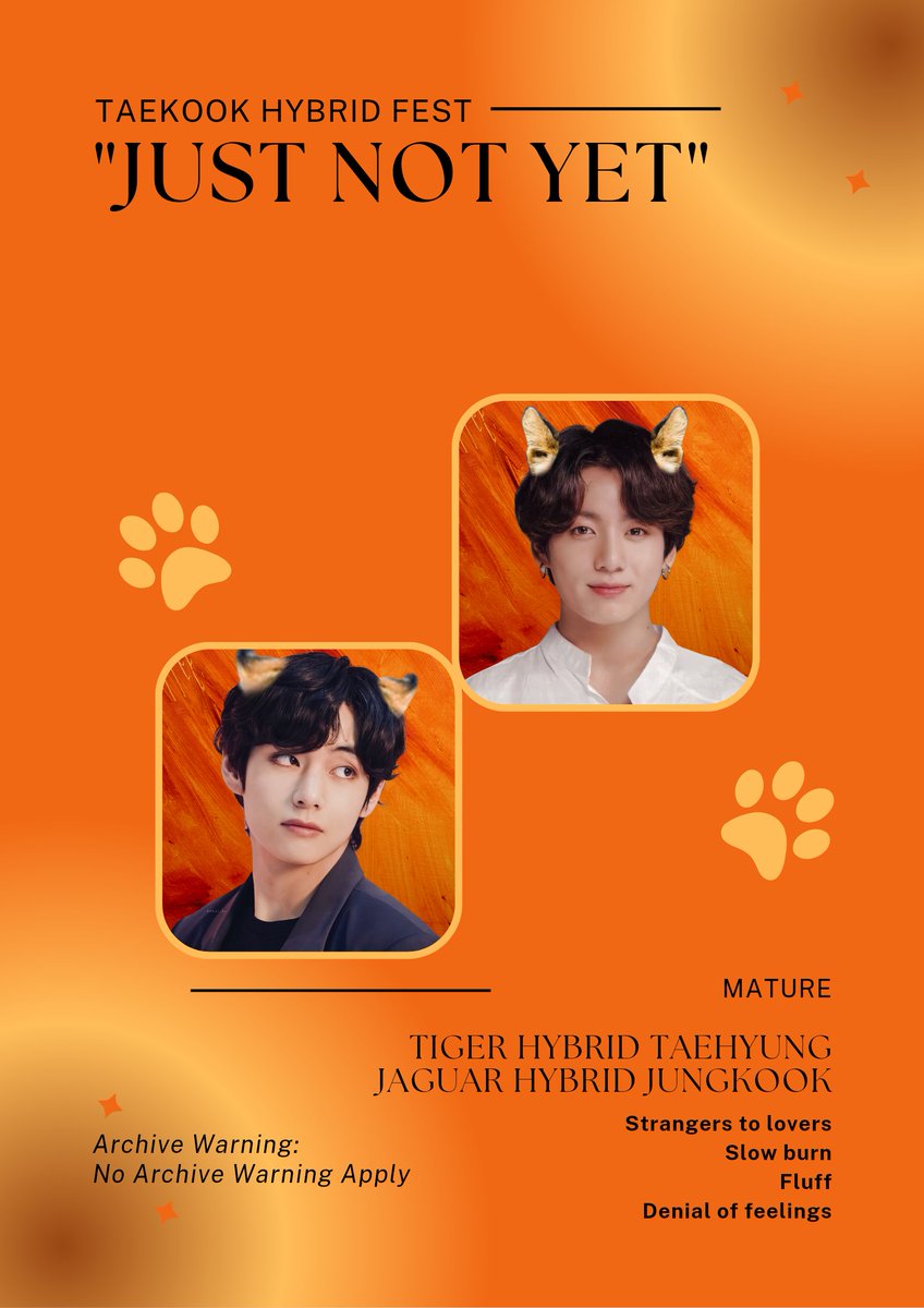 "Not Just Yet" 🔞
➭ archiveofourown.org/works/42531696…

► 27.427 Words • Complete • Mature
▻ Strangers To Lovers • Slow Burn • Fluff • Denial Of Feelings

#taekookau