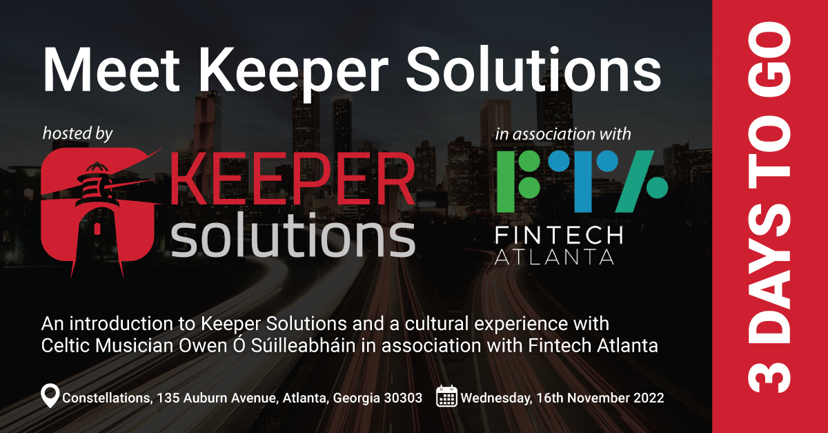 keepersolutions's tweet image. We&apos;ve touched down in #Atlanta and the countdown for our Meet Keeper Solutions event in association with @fintechatlanta  is well and truly on. Three days to go. We are excited to meet everyone. 
#outsourcedsoftware #MeetKeeper #FintechPartner