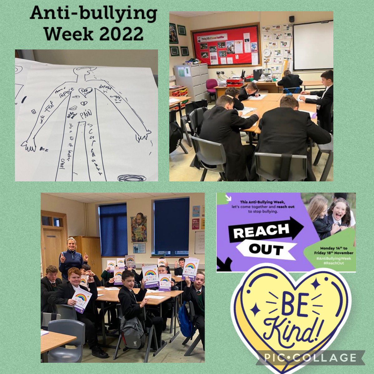 BBHealthForum's tweet photo. Today our #theFACTproject where delivering their #BeSafeBeKind bullying workshops to Year 8s @StJosephsDerry supporting this years @niabf #ReachOut theme. Thanks to our funders @TNLComFund https://t.co/u6nTY9IabP
