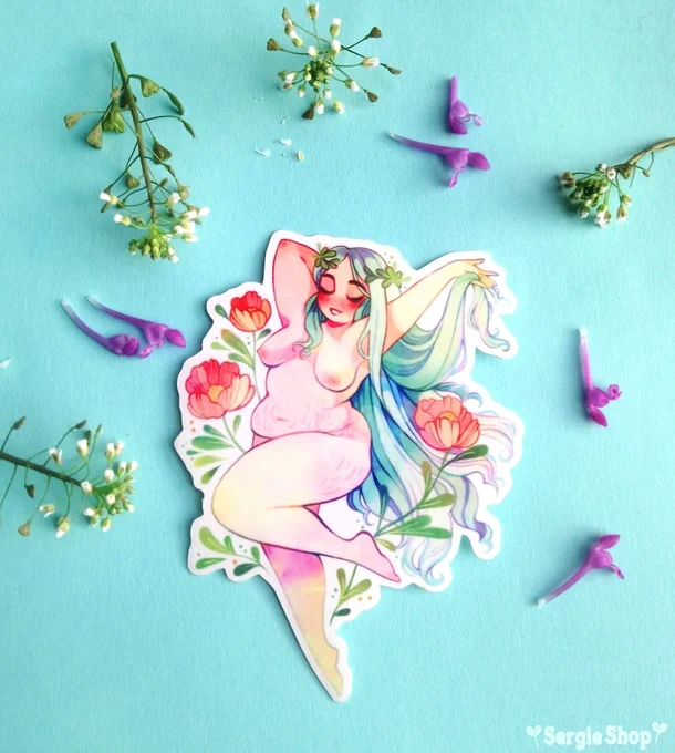 can I offer you a flower nymph in these trying times? 