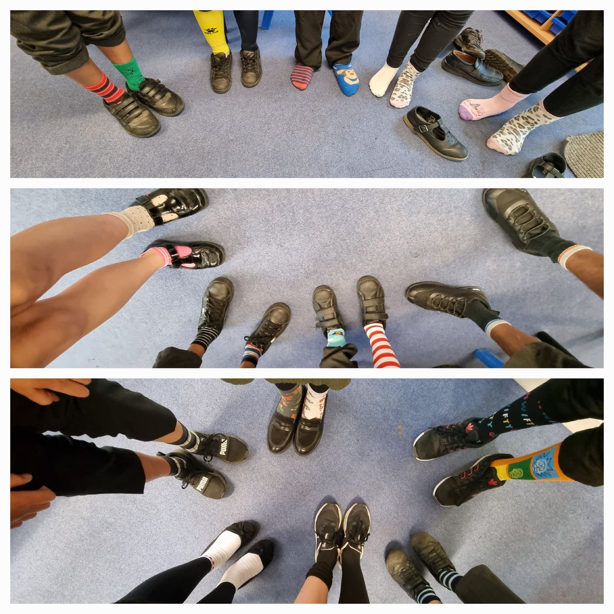 Odd socks in Oak class this morning to raise awareness for #antibullyingweek2022 🧦 @CherryTreePST @headcherrytree