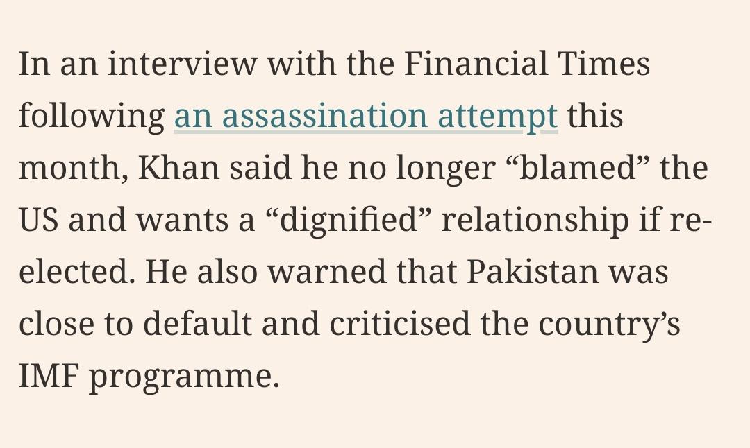 BintayIqbal12's tweet photo. Differnce is huge:
▪️ what #IK actually said
▪️ what @FT Reported
▪️ what corrupt jounalist+politician understood & prmoted.
narrative based on lies can't grow +years of creadibilty of jounalist done & dusted after becoming active part of #falsepropganda
https://t.co/E5y84kuTUO