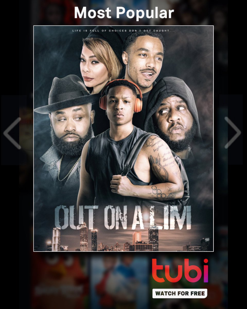 traychaney's tweet photo. Only Been Out 3 Days &amp; We Already Trending on TUBI?!…. YO when I read the script for OUT ON A LIM I knew how I was going to approach the character NEPHEW! I can’t do nothing but thank @trilladavinci @Fiar_Red @SHOT4SHOTIMAGRY for the opportunity &amp; handling the business! https://t.co/jwI3yAFyuh