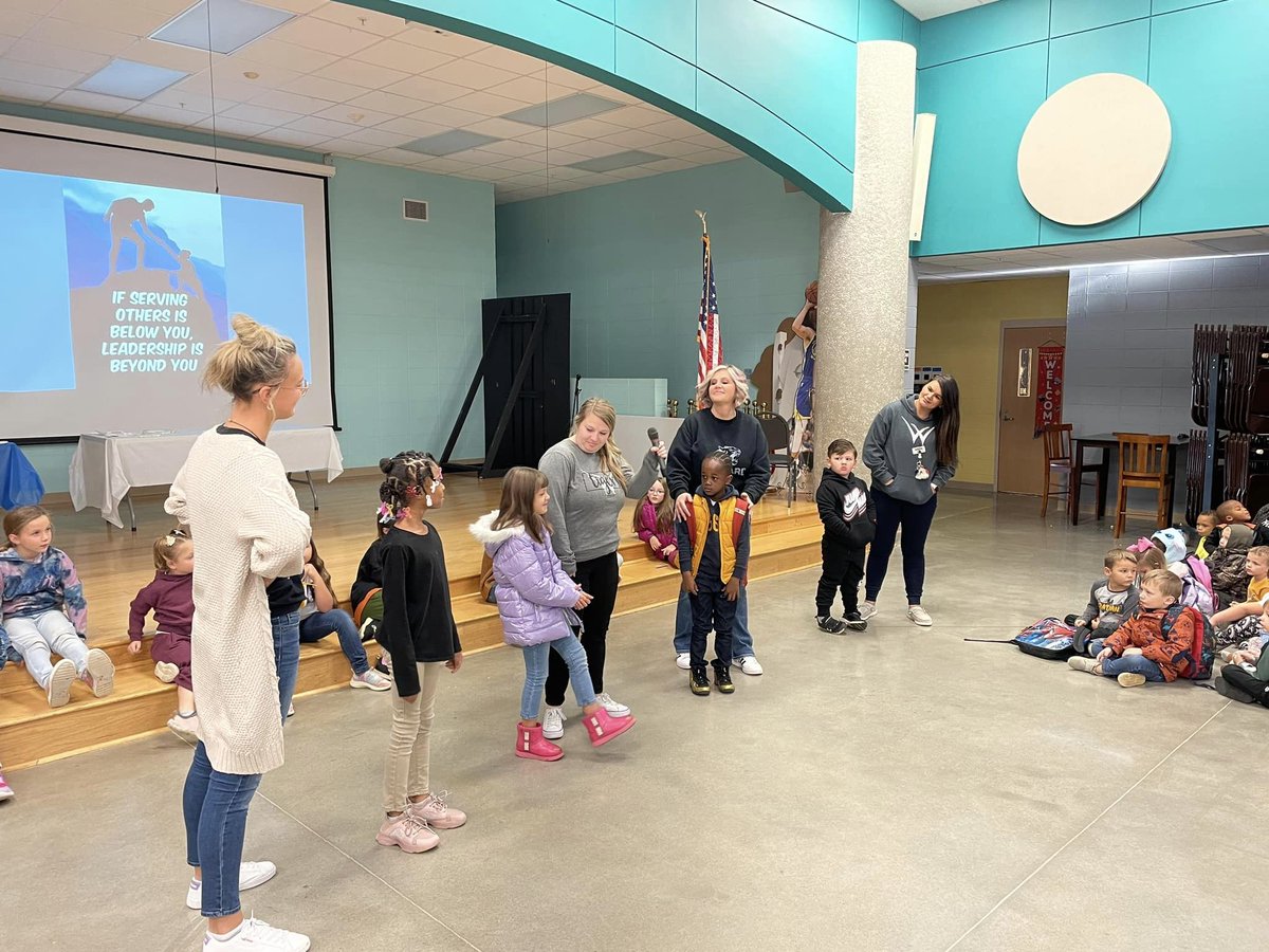 Students are beginning to lead Community Time! #WOHE #LeadershipMatters