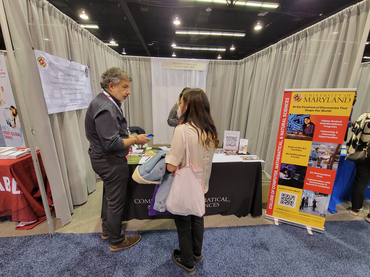We had fun over the weekend at <a href="/ABRCMS/">ABRCMS</a> in Anaheim, CA, helping future scientists get acquainted with what BISI and UMD have to offer! Thanks Dr. José Feijó for representing us so well #ABRCMS2022 #ScienceTerps