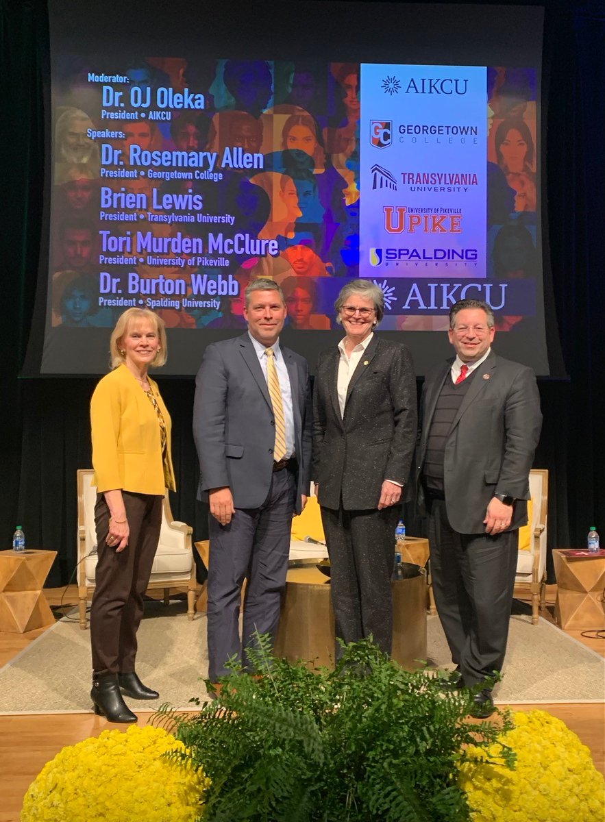 GtownCollege's tweet photo. Today we hosted the 2nd annual Diversity and Inclusion Summit, organized by the Association of Independent Kentucky Colleges and Universities. Thanks to our incredible speakers and panelists for sharing their ideas, knowledge, and unique viewpoints! https://t.co/URoXnAlR58