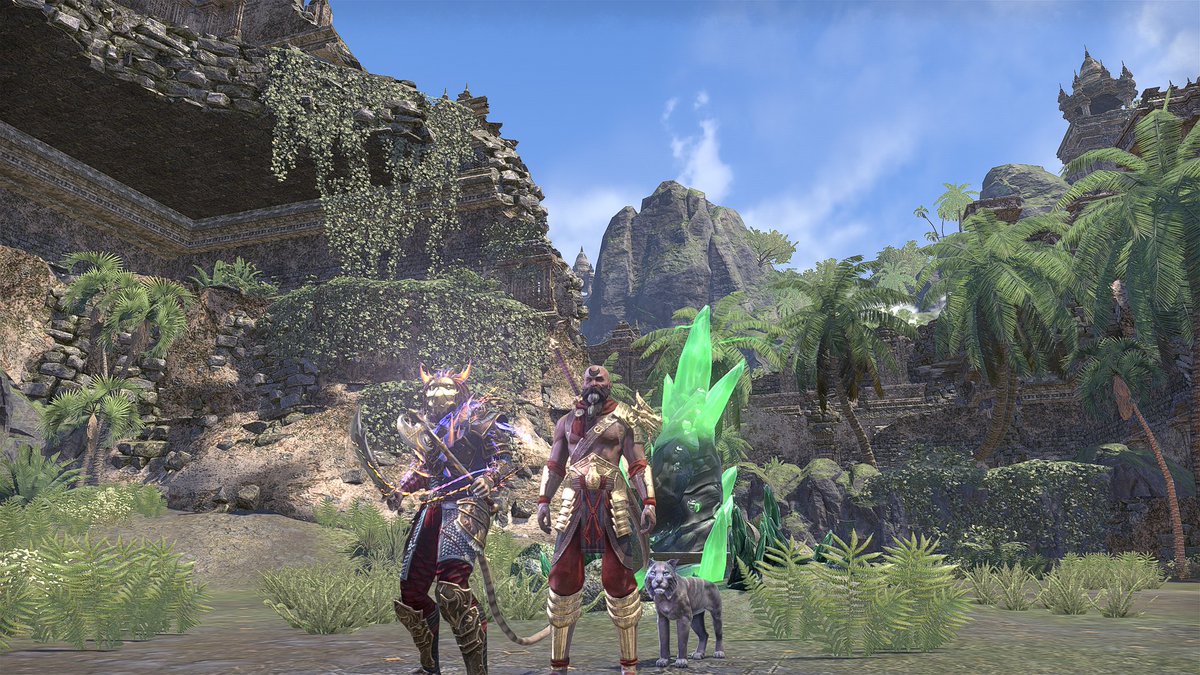 J_aesperHelps's tweet photo. With Nahfahlaar's blessing, J'aesper's donned the Mask of Alksoh and awakened the power within this one's blood. In an epic clash of might and will, khajiit and his friends faced the evil of Laatvulon and his New Moon Cult. #ESO #ESORPG #ElderScrollsOnline #JaesperHelps https://t.co/wldC1rASUe