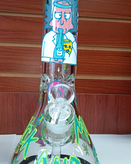 2StepsHigher's tweet photo. Happy Monday y'all, stop in today and grab those Rick and Morty beaker water pipes. It is a little Doom and gloom today but why not warm up at home with your new Rick and Morty water pipe. And don't forget to stop by our Etsy page 2steps #2stepshigher #2stepshigherflint https://t.co/H4tCrk9R14