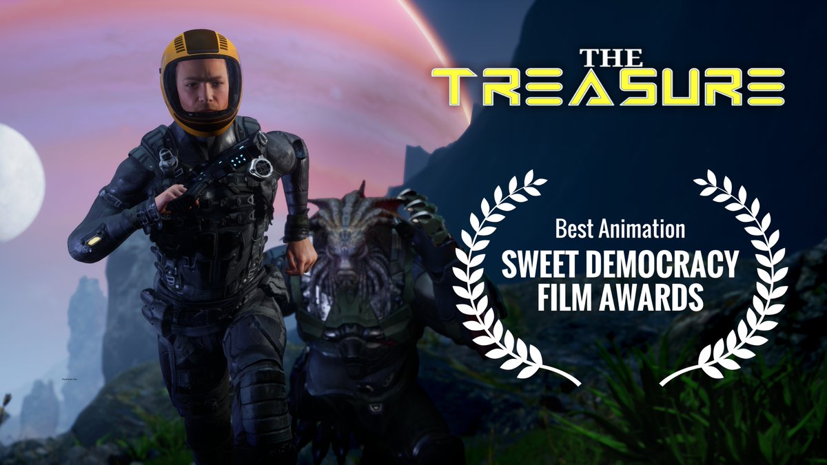 Amazing news! "The Treasure" was awarded Best Animated Short by Sweet Democracy Film Awards via FilmFreeway.com! - You can enjoy it here: 

youtu.be/TUi--2KfvgI

#scifi #shortfilm #festival