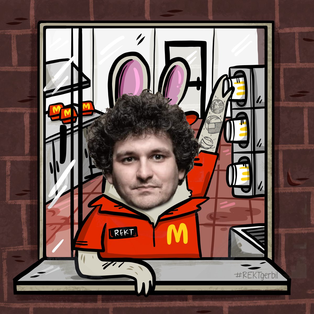 NonFunGerbils's tweet photo. Hmm #REKTgerbil doesnt quite cut it thats more everyone else.. needs to be more of an alcatraz / prison gerbil
#CulpableGerbil #GuiltyGerbil
#SBF_FTX https://t.co/fcu9iRQAW4