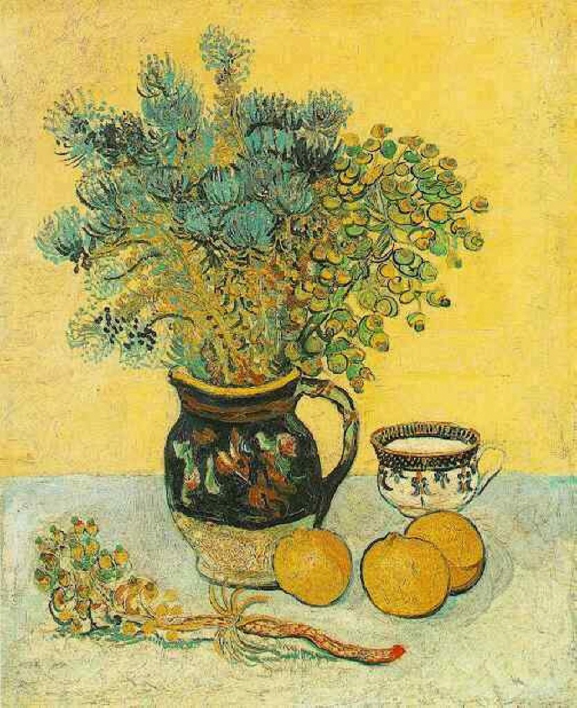 vangoghartist's tweet photo. Still Life Majolica Jug with Wildflowers, 1888 #postimpressionism #vangogh https://t.co/fuFOOAeH7L https://t.co/mFcb4Oawfp
