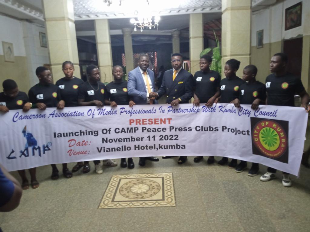 Changing the dynamics to peace approach as we launch the CAMP Peace Press Clubs in Kumba.