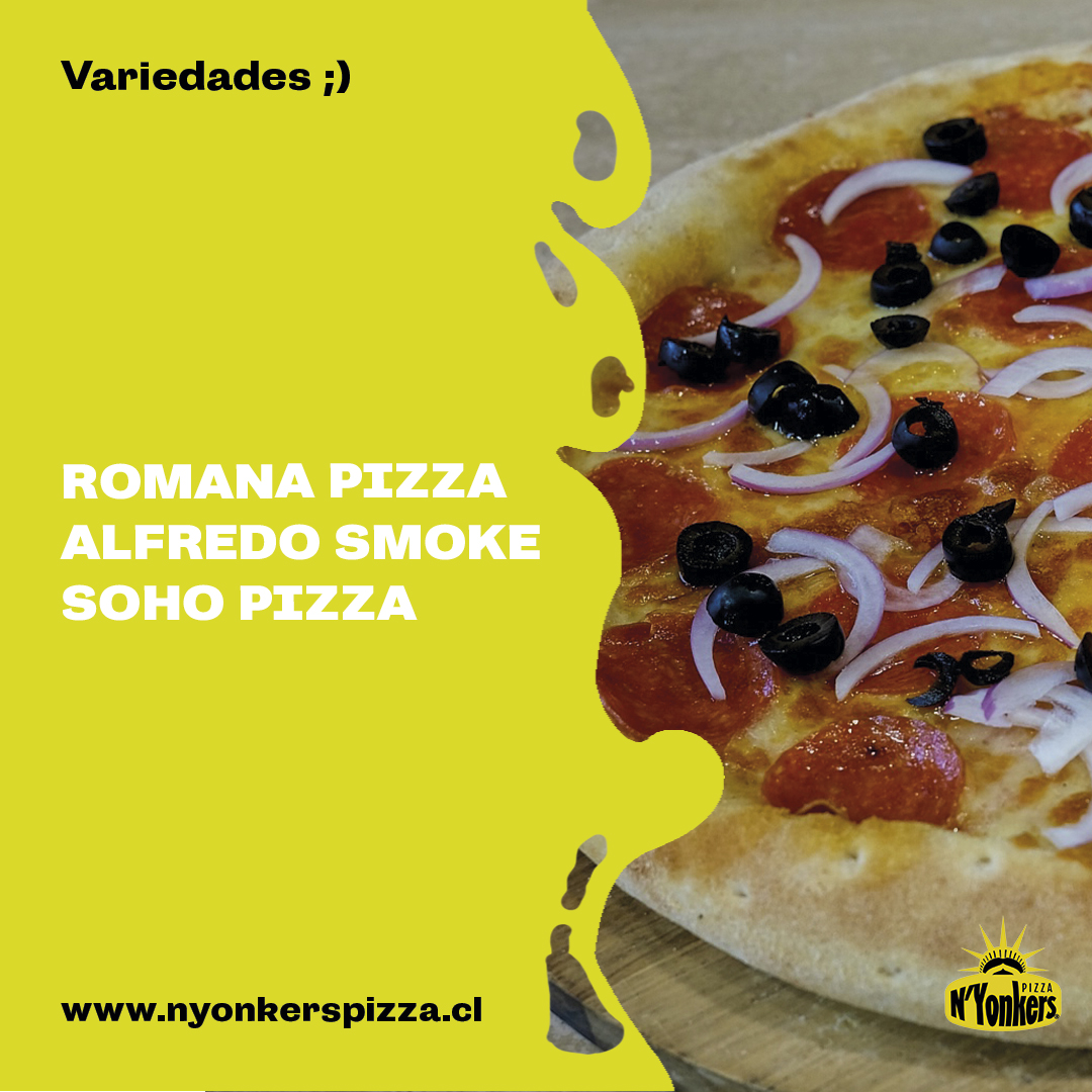 nyonkerspizza's tweet photo. ¡No te puedes perder la gran variedad de sabores que te entrega #Nyonkers en sus increíbles pizzas!
¿Se te antoja una? ¡Entonces no te quedes con las ganas y ven por tus pizzas! acá tenemos para todos los gustos.
¡TE ESPERAMOS!
#Pizza #Variedad #Santiago #Sabore https://t.co/uTWVfvA2MH