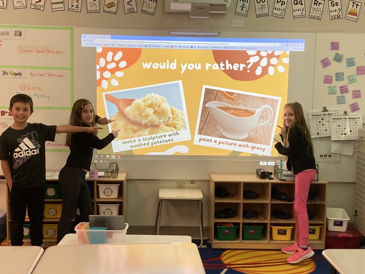 Warm up activity
#Thanksgiving 
Thank u <a href="/lgracey/">Lori Gracey</a> <a href="/TCEA/">TCEA</a> 
<a href="/LakePointeES/">LakePointeES</a>