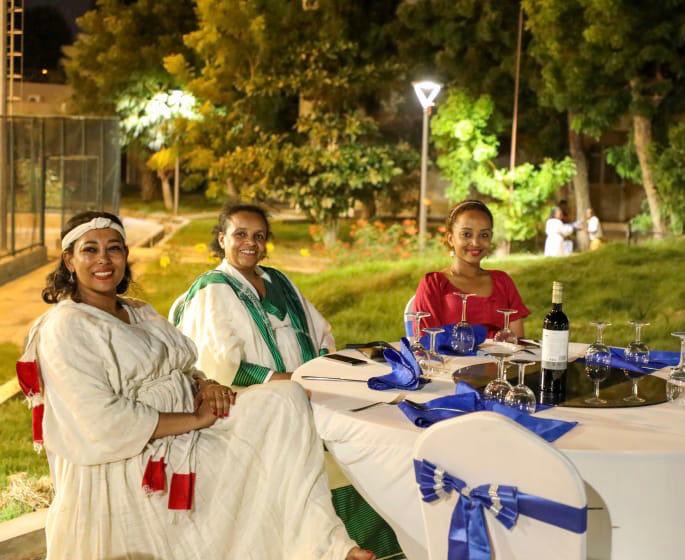 BerhanuTsegaye's tweet photo. Over dinner at the Embassy tonight, in the presence of Excellencies Dr. Girma Amente, Mohamed Warsama, Minister of Trade, Youssouf D, Pres. of Chamber of Commerce, Djama Ibrahim, CEO of DMP, i appreciated the business comm. of both countries for the commitment shown so far. https://t.co/18yRFMpRRF