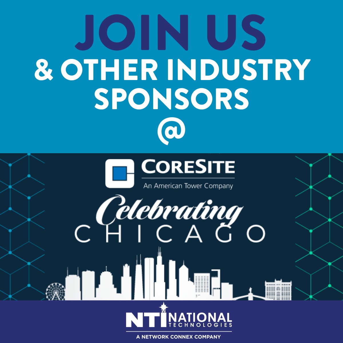 Connect with our team this THURSDAY at the  data center event tomorrow! To register: datacenters.coresite.com/coresite-celeb…

#datacenters #coreinfrastructure #hybridIT