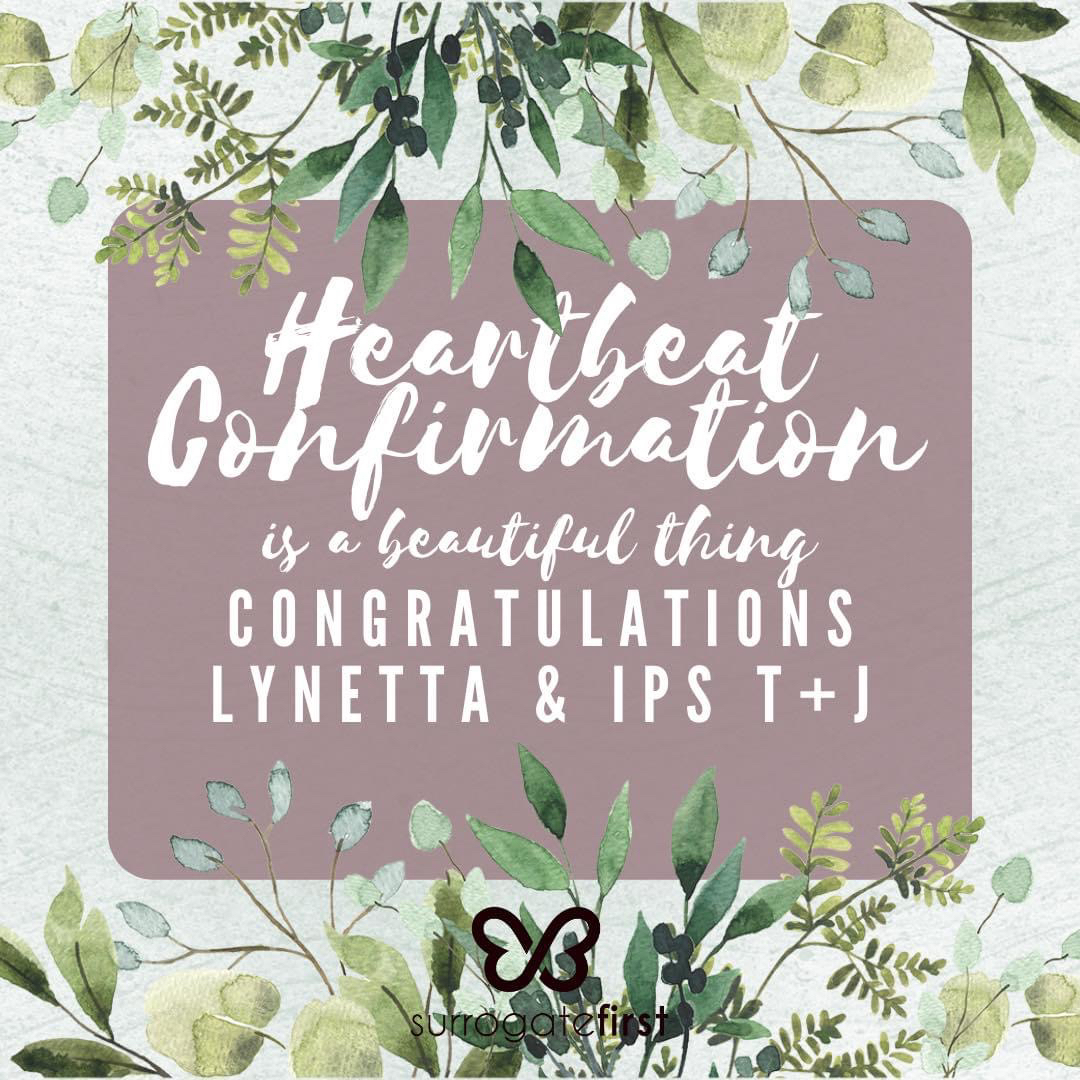 surrogatefirst's tweet photo. Huge Congratulations to Lynetta and her IPs T+J on heartbeat confirmation! 🥰
#ivfgotthis #embryotransfer #intendedparents #surrogacy #surrogacyrocks #stickythoughts #babydust #family #ivf #fet https://t.co/opiqtJLIyb