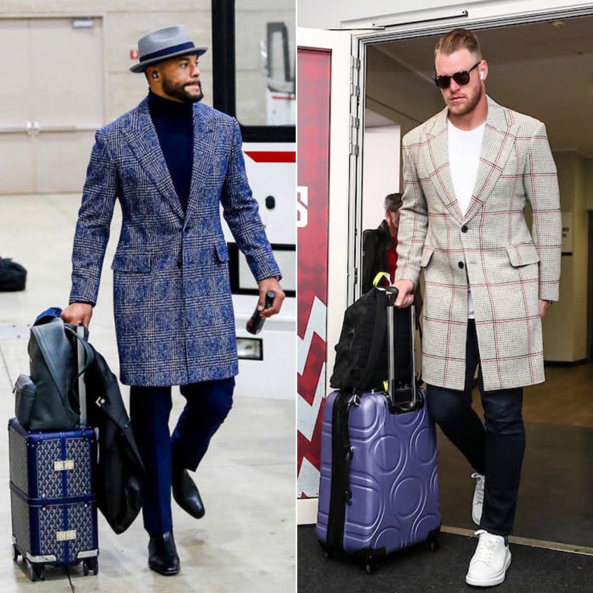 .⁦<a href="/dak/">Dak Prescott</a>⁩ and ⁦<a href="/KyleRudolph/">Kyle Rudolph</a>⁩ letting the people know it’s officially overcoat season. #NFLStyle #BestDressed