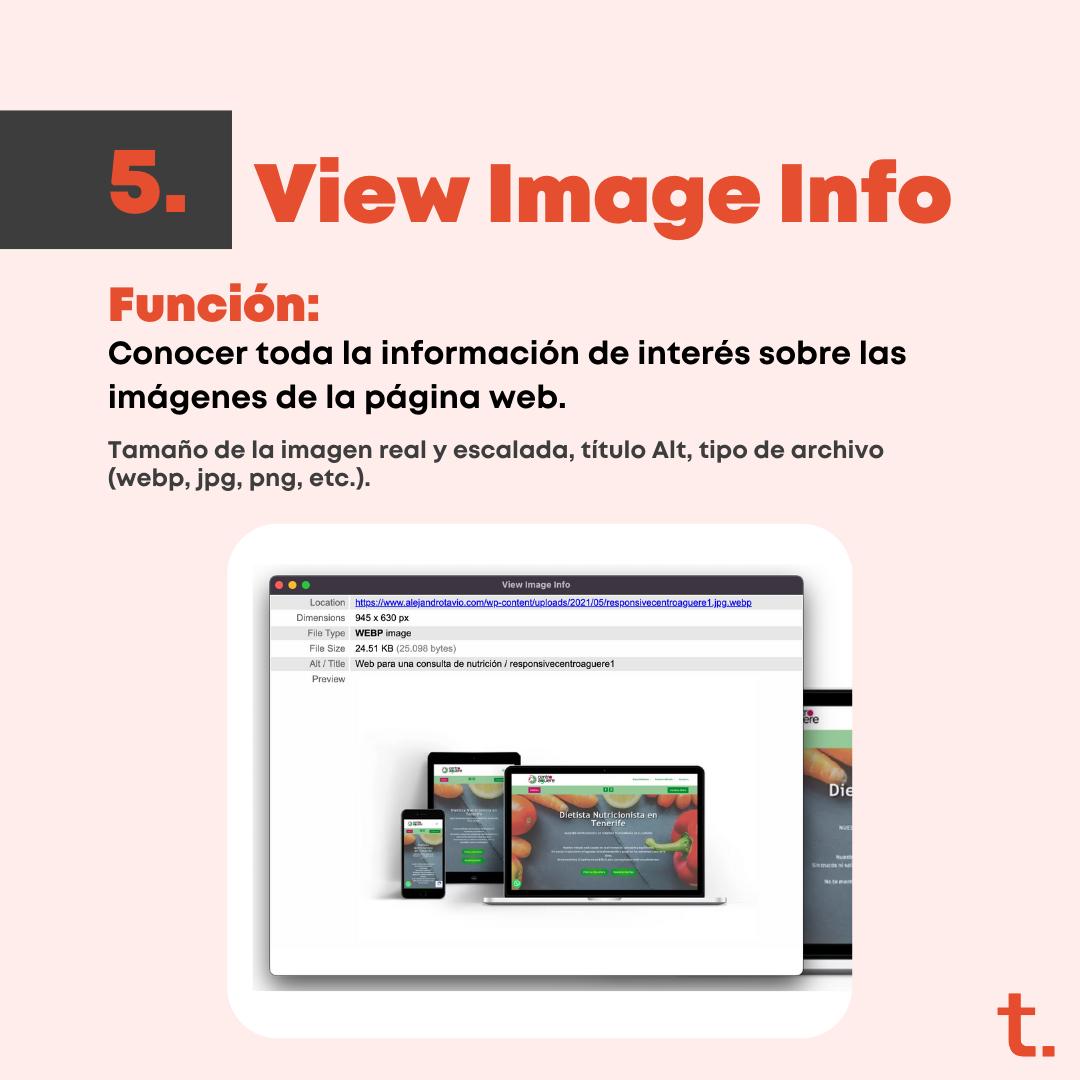aletavioweb's tweet photo. 👉🏽 View Image Info.

¿Para qué? Conocer toda la información de interés sobre las imágenes de la página web. https://t.co/qXNNpbPpHm