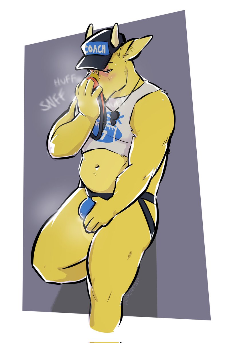 Coach raids the locker of one his most promising athletes after hours to get a whiff of what makes him one of the best. The smell of success. 

🎨:<a href="/nasties9569/">nasty</a>