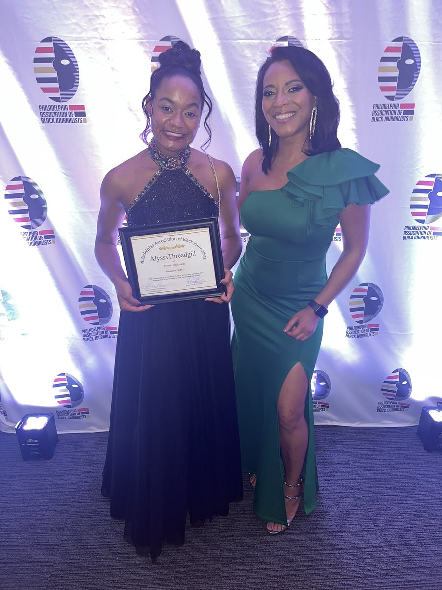 alyssaontv's tweet photo. I’m feeling incredibly blessed to have received a scholarship from the Philadelphia Association of Black Journalists!! @pabj #pabjawards https://t.co/enKSYtLzYb